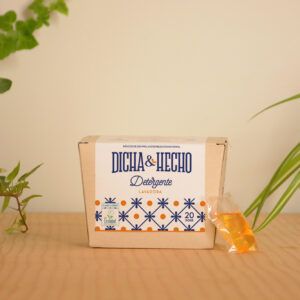 Detergente ecológico para lavadora en cápsulas